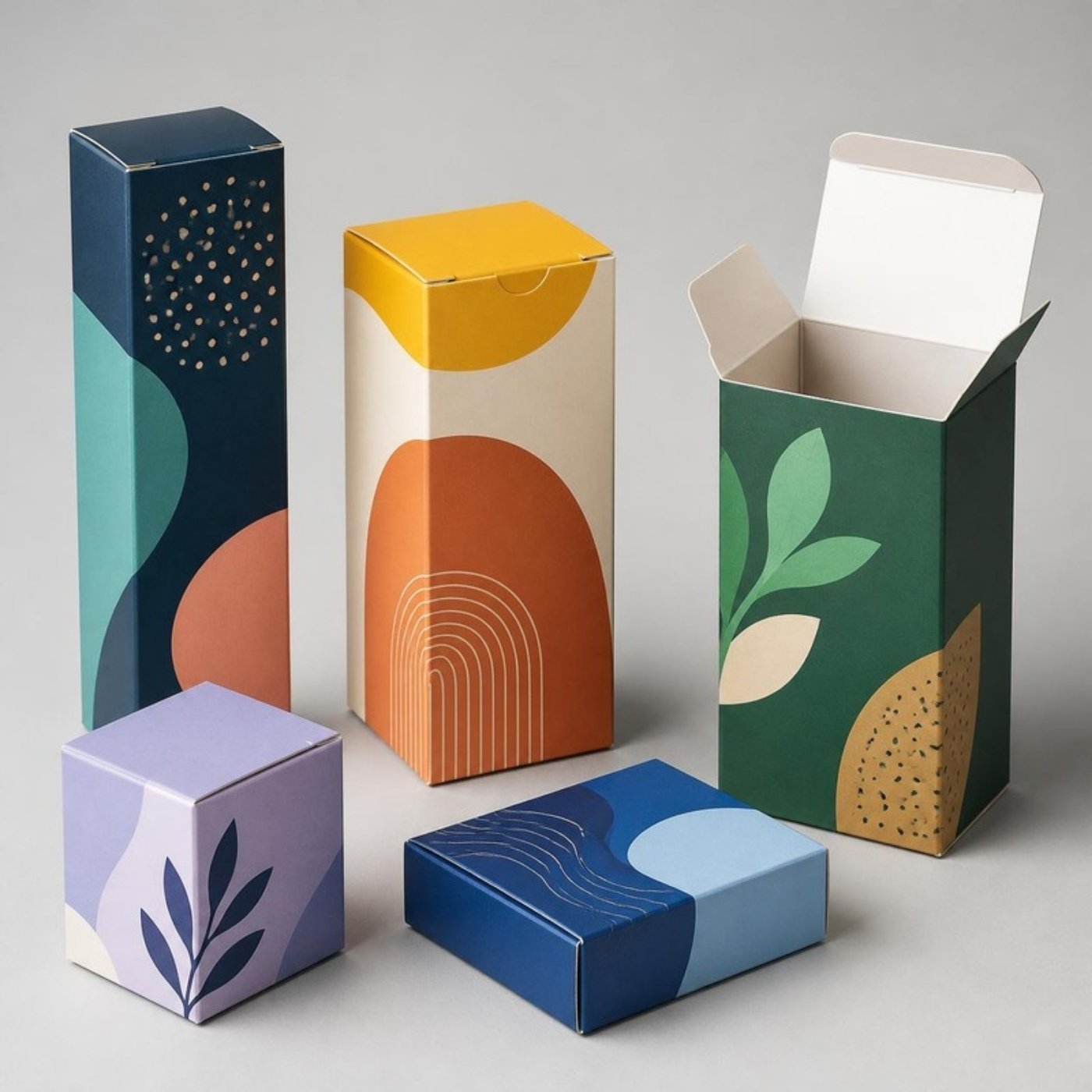 Product boxes printed by Option Print, Mumbai